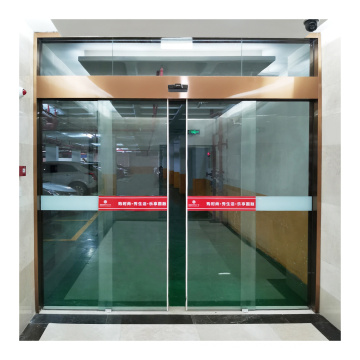 electric glass double door opener automatic sliding door manufacturer